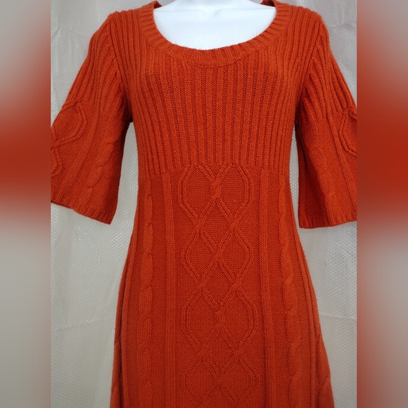 Pink Rose dress size Small Color Orange - Picture 3 of 5